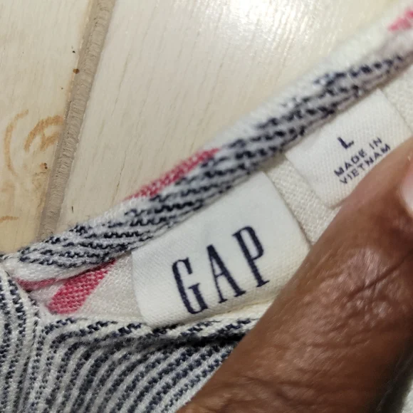 Gap Striped Wide Leg Sleeveless Jumper Women's Size Large - Picture 5 of 14